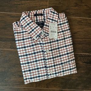 J.Crew • Plaid Flex Oxford Shirt